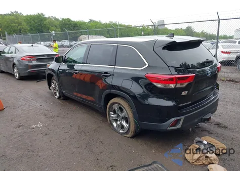 2018 Toyota Highlander Hybrid Limited Platinum из США, поврежденный, VIN 5TDDGRFH1JS050550